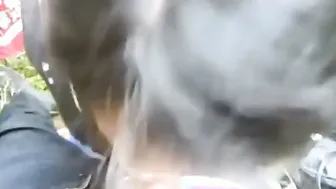 Naked GF's Sucking And Fucking Outdoors In The Village