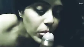 Indian Gf Giving Her Man A Sweet Sloppy Blowjob In Their Bedroom
