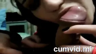 Naughty Gujarati Babe Licking And Sucking Cock Like A Candy Bar