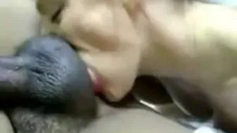 My Indian Buddy Getting His Dick Sucked By His American GF