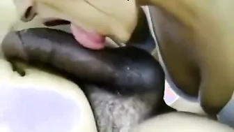 My Indian Buddy Getting His Dick Sucked By His American GF