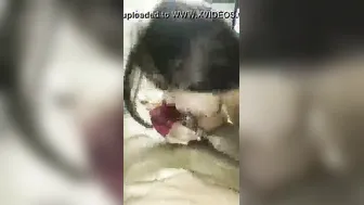 Indian GF Sucking Her Boyfriend Off In Cheap Hotel Room