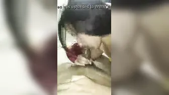 Indian GF Sucking Her Boyfriend Off In Cheap Hotel Room