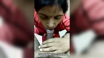Young Married Woman From Kerala Giving Incredible Head To Her Man