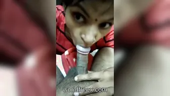 Young Married Woman From Kerala Giving Incredible Head To Her Man