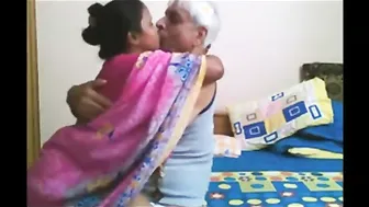 Village Maid On Her Knees Servicing Her Boss Behind Closed Doors