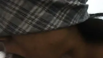 Curvy Wife With Massive Tits Blowing Him Before Bed