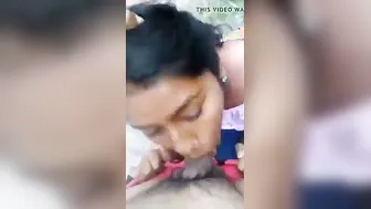 South Indian Babe Giving Him Sloppy Head Till He Finishes