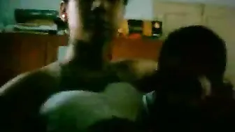 Landlord Pounding His Young College Tenant On The Bed