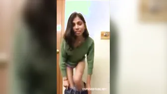 Hot GF Stripping Naked And Seducing Me At Her Apartment