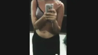 College Babe Fingering Her Tight Wet Pussy Alone In The Dorm