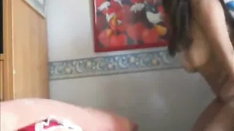 College Babe Getting Railed Hard By Her Sister's BF