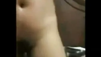 Busty College GF Riding Him Hard In Their Dorm Room