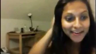 College Girl Stripping Naked For BF On Late Night Video