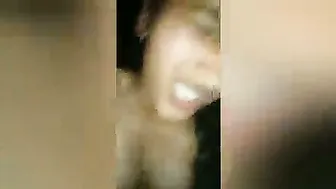 College GF Screaming During Rough Session With Lover
