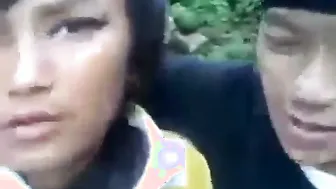 College Friends Getting Wild Together Outdoors In The Fields