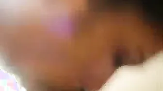 Young College Babe Sucking Her BF Deep In Hostel Room