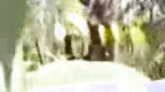 Married Aunty Taking Two Cocks Outdoors In Threesome Fuck Fest