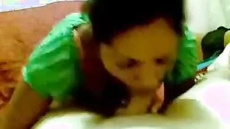 Punjabi Aunty Sucking Her Husband's Dick Like A Hungry Slut