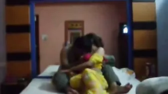 Husband Fucking His Wife Rough In Cheap Hotel Room After Wedding
