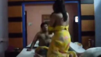 Husband Fucking His Wife Rough In Cheap Hotel Room After Wedding