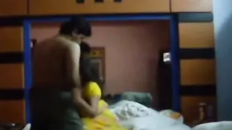 Husband Fucking His Wife Rough In Cheap Hotel Room After Wedding