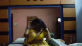 Husband Fucking His Wife Rough In Cheap Hotel Room After Wedding