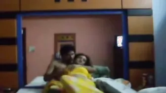 Husband Fucking His Wife Rough In Cheap Hotel Room After Wedding