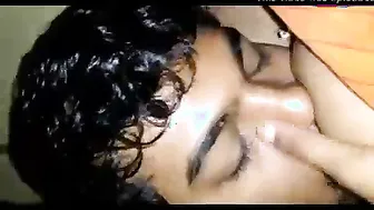 Watching His Wife Getting Her Big Boobs Sucked Hard And Squeezed