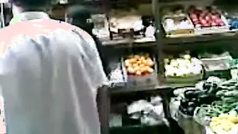 Married Couple Sneaking Quickie In Supermarket Storage Room