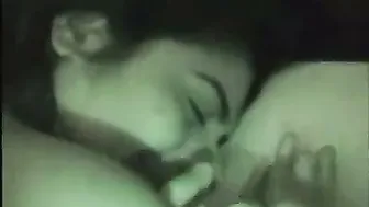Newlywed Wife Enjoying First Night Sex With Husband At Home
