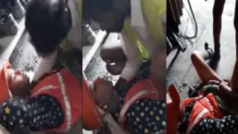 Labour Worker Fucking Coworker Behind Construction Site Caught