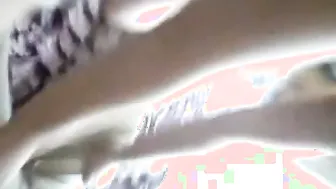 Village Girl Letting Dance Teacher Touch Her After Class Ends
