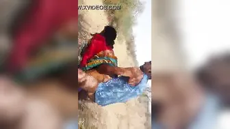 Village Slut Taking Dick From Behind Outdoors Like An Animal