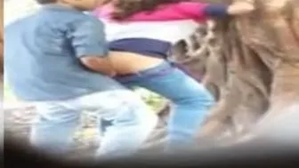 Desperate Indian Couple Fucking Hard Against Wall In Broad Day