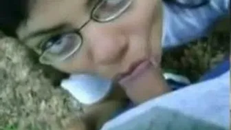 Desi Teen Sucking Dick Behind The Trees In The Public Park