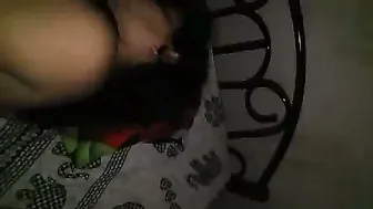 Squeezing And Sucking On My Teenage GF's Perky Nipples