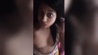 My Young Indian GF Showing Off Her Perfect Natural Boobs