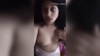 My Young Indian GF Showing Off Her Perfect Natural Boobs