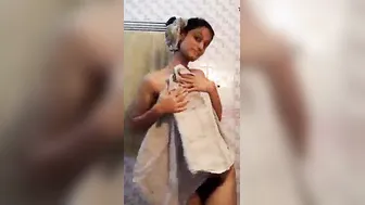 Petite Tamil GF Taking Naughty Selfies In Her Bedroom