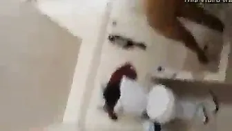 Watching My GF Soaping Her Naked Body In The Shower