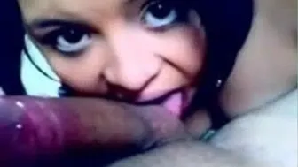 Young GF Giving Sloppy Blowjob In Homemade Video Clip