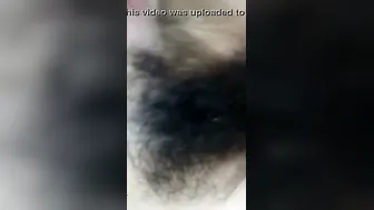 Hairy Desi GF Teasing Him By Spreading Wide On The Bed