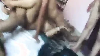 Sexy Milf Taking Two Young Cocks In Wild Threesome Session