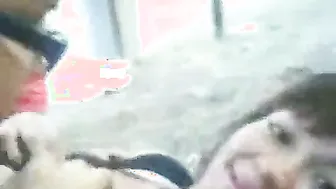 Chubby GF Fucking BF While Friends Watch It