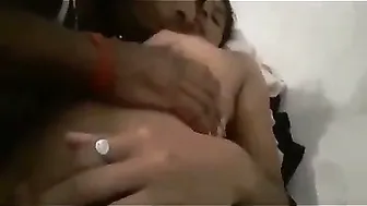 Young Village Couple Recording Their First Time Together Naked