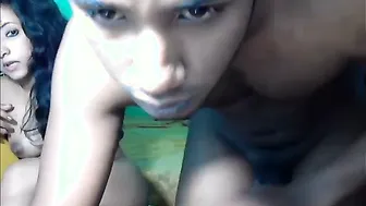 Village GF Getting Fucked Hard On Webcam By Her BF