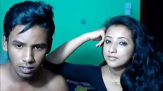 Village GF Getting Fucked Hard On Webcam By Her BF