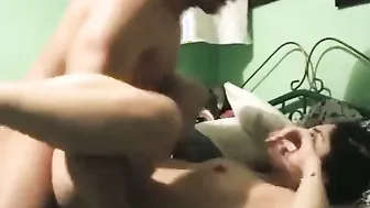 Horny Teen Babe Getting Her Tight Pussy Destroyed By Her Lover