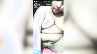 Aunty Doing Dirty Phone Sex Show Stripping For Her Lover